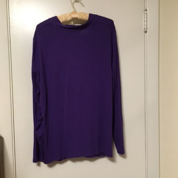 Jones New York Signature Woman Purple Top, NWT, 1X - Picture 11 of 12